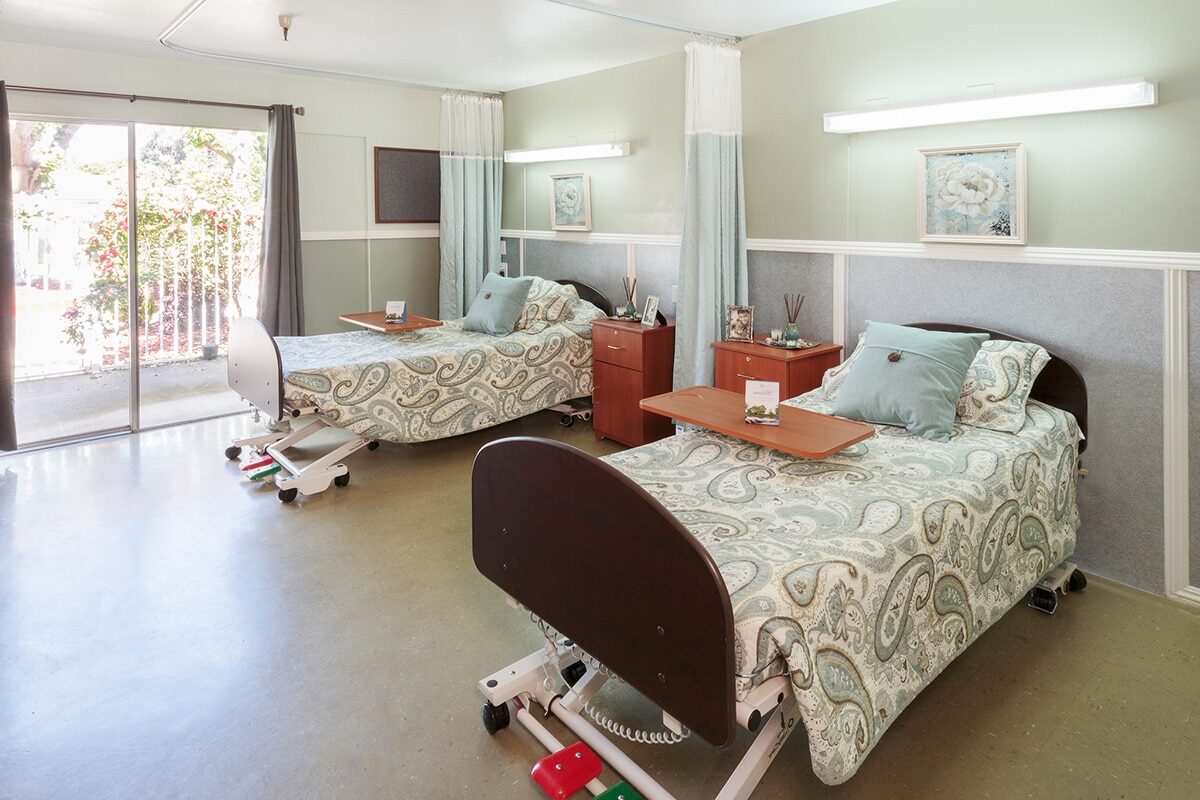 A shared resident room at Yuba City